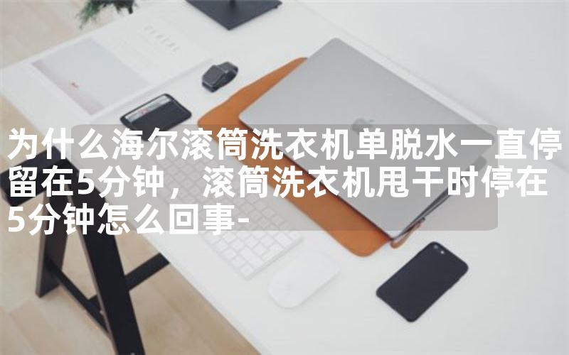 为什么海尔滚筒洗衣机单脱水一直停留在5分钟，滚筒洗衣机甩干时停在5分钟怎么回事-