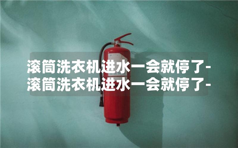 滚筒洗衣机进水一会就停了-滚筒洗衣机进水一会就停了-