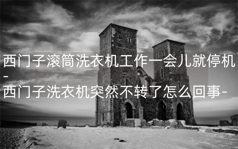 西门子滚筒洗衣机工作一会儿就停机-西门子洗衣机突然不转了怎么回事-