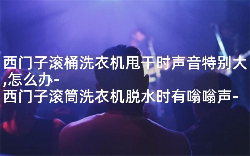 西门子滚桶洗衣机甩干时声音特别大,怎么办-西门子滚筒洗衣机脱水时有嗡嗡声-
