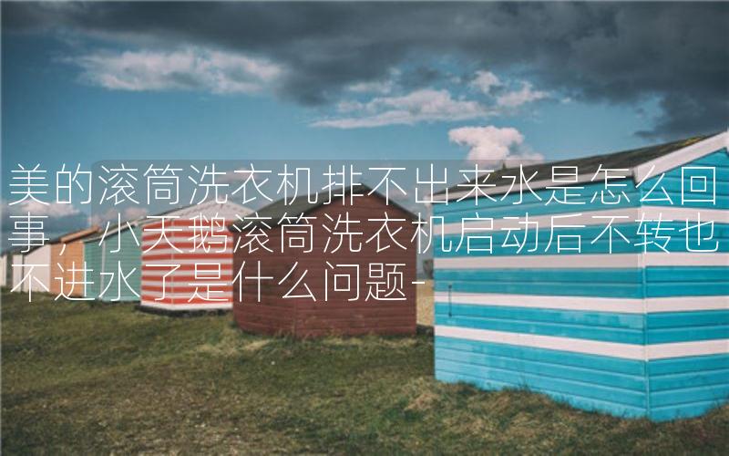 美的滚筒洗衣机排不出来水是怎么回事，小天鹅滚筒洗衣机启动后不转也不进水了是什么问题-