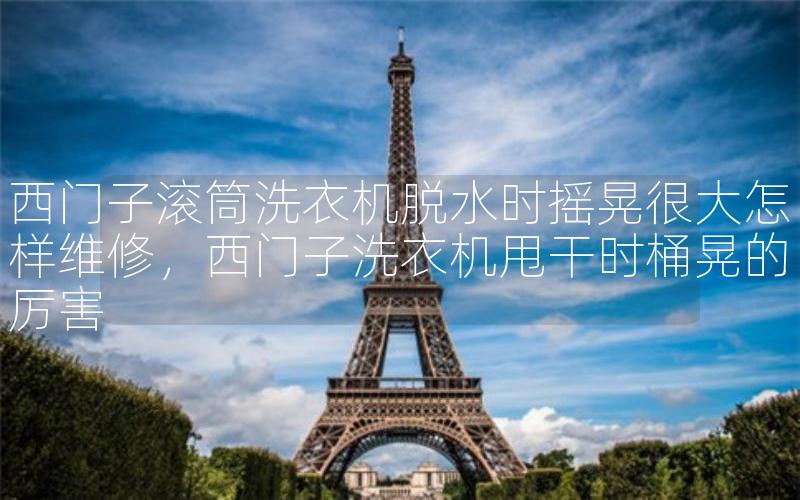 西门子滚筒洗衣机脱水时摇晃很大怎样维修，西门子洗衣机甩干时桶晃的厉害