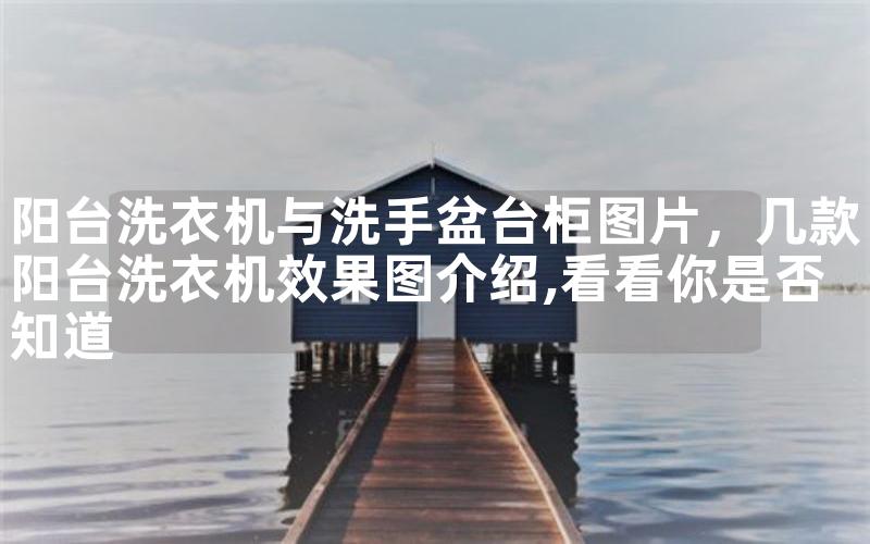 阳台洗衣机与洗手盆台柜图片，几款阳台洗衣机效果图介绍,看看你是否知道