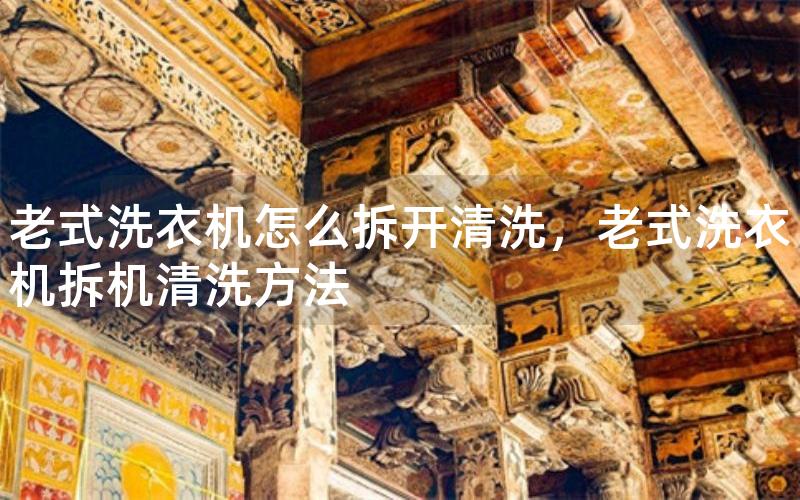 老式洗衣机怎么拆开清洗，老式洗衣机拆机清洗方法