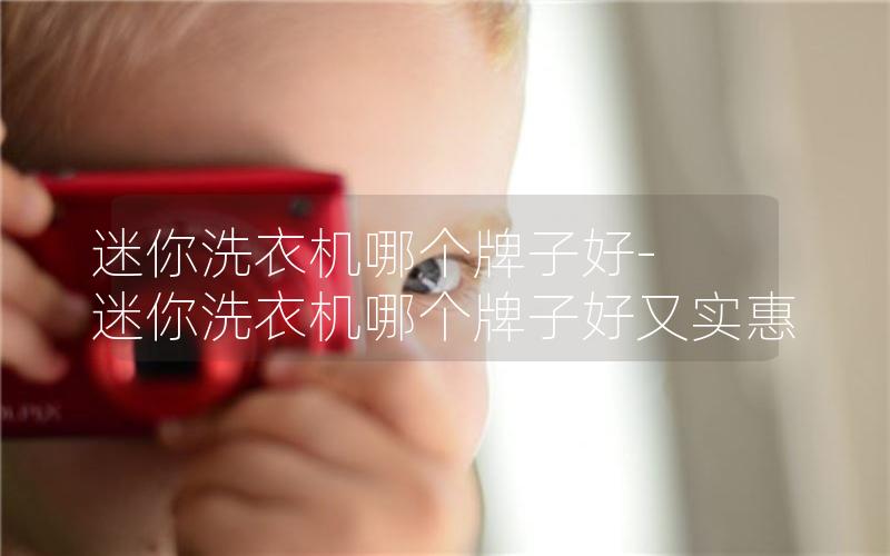 迷你洗衣机哪个牌子好-迷你洗衣机哪个牌子好又实惠