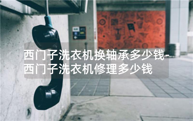 西门子洗衣机换轴承多少钱-西门子洗衣机修理多少钱
